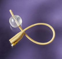 Silicone Foley Catheter - 2-way, 30cc, 24 Fr