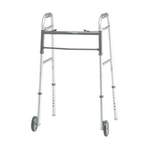 Invacare Dual Blue Release Walker with 5" Wheels - Junior
