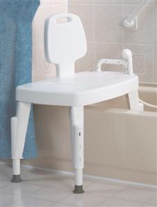 Transfer Bench w/ Back and Arms