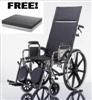 Medline Excel Reclining Wheelchair - 16"