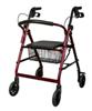 Basic Rollator, Burgandy
