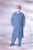 Isolation Gown, Closed Back, w/ Knit Cuff, Blue, Extra-Large Size (case of 50)