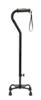 Drive Medical Adjustable Height Lightweight Small Base Quad Cane with Gel Hand Grip