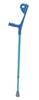 Drive Medical Euro Style Lightweight Aluminum Forearm Crutch (Blue)