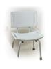 Drive Medical Steel Bath Bench with Back