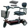 Drive Medical Hawk 3 Wheel Compact Scooter - 43.7" x 17" (Blue)