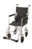Drive Medical Aluminum Transport Chair - 17" (Silver)