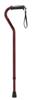 Drive Medical Adjustable Height Offset Handle Cane with Gel Hand Grip