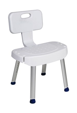 Shower Chair with Folding Back