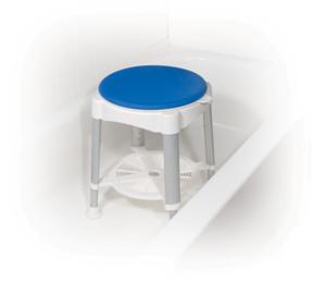 Drive Medical Bath Stool with Padded Rotating Seat