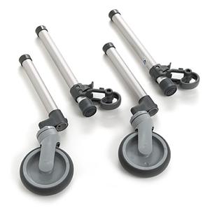 Invacare 5" Swivel Wheels with 13" Sure Glide Walker Brakes
