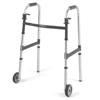 Invacare Dual Release Folding Walker with 5" Wheels - Adult