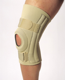 Neoprene Knee Brace with Open Patella and Spiral Stays - X-Large