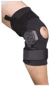 Neoprene Knee Brace with Range of Motion Hinges - Medium