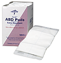 ABD Pads - Sterile, 8" x 10"