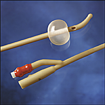 Coude Foley Catheter - 2-way 5cc, 16 Fr