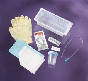 Urethral Catheterization Tray w/ 14FR Vinyl Catheter (Case of 20)