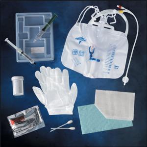 Foley Insertion Tray With 18FR 10ml Balloon 100% Silicone Catheter