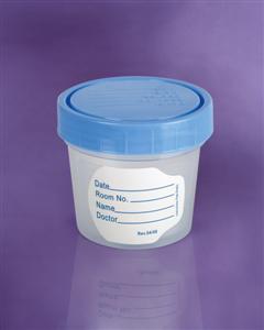 Polypropylene Specimen Container, 4oz (case of 100)