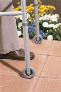 Fixed Rubber Wheels for Walker (3in)