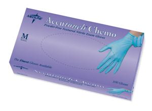 Accutouch Chemo Powder-Free, Latex-Free, Nitrile Exam Gloves, SM (10 boxes)