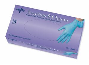 Accutouch Chemo Powder-Free, Latex-Free, Nitrile Exam Gloves, LG (10 boxes)