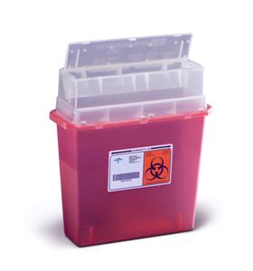 Wall Mount Sharps Container, 5qt (case of 30)