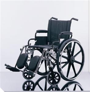 Excel K3 Lightweight Wheelchair w/ Removable Desk Length Arms (18inblack)