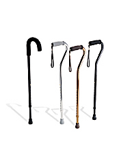 Standard Aluminum Cane, Black