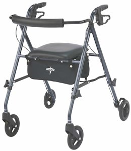 Ultralight Rollator, Smoky Blue