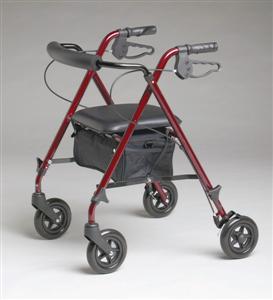 Ultralight Rollator, Burgandy