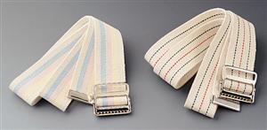 Transfer Belt(s) w/ Buckle, 60", Blue and Red Stripes (Case of 6)