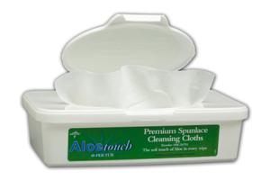 Aloetouch Scented Wipes, 9"x13"  48/tub (case of 12 tubs)