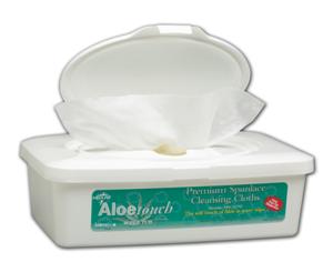 Aloetouch Scented Wipes, 9"x13", 48/tub (case of 12 tubs)