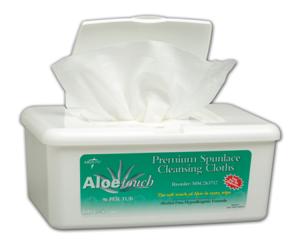 Aloetouch Scented Wipes, 9"x13", 96/pk (case of 6 pk)
