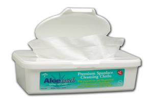 Aloetouch Dimethicone Wipes, 9"x13", 60/tub (case of 12 tubs)