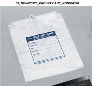 Respiratory Patient Set-Up Bag, 12"x16" (case of 500)