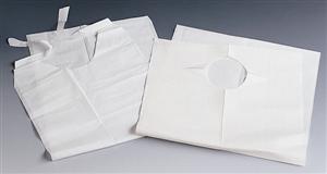 Disposable Tissue/Poly Bib, Overhead, 16x33 (case of 300)