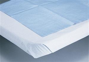 Drape Sheet, Tissue/Poly, 58x96, white  (case of 25)