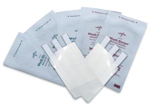 Medi-Strip Wound Closure Strips, 1/4"x1.5", 6/pk (box of 50 pk)