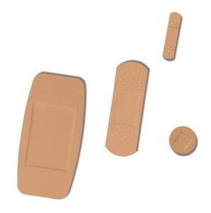 Plastic Adhesive Bandage, 3/4"x3" (box of 100)