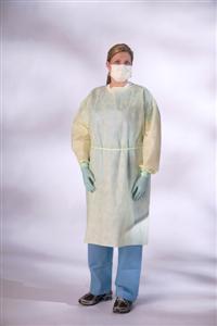 Yellow Isolation Gown Lightweight Extra-Large (case of 50)