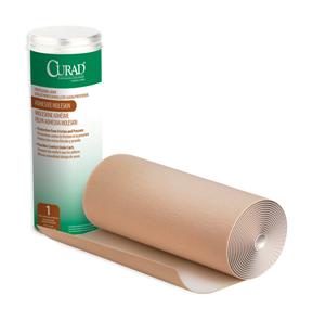 CURAD Adhesive Moleskin, 9"x4yds, 1rl/tube (case of 12)