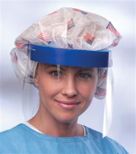 Face Shield, Full Face, Foam Top, With Elastic