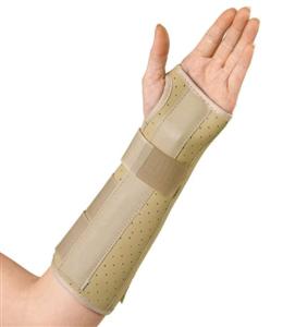 Vinyl Wrist and Forearm Splint, 10" Left Small