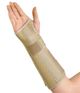 Vinyl Wrist and Forearm Splint, 10" Right Large