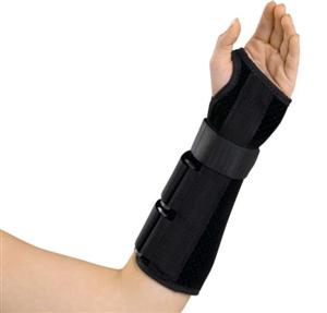 Deluxe Wrist and Forearm Splint, 10"  Left Medium
