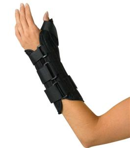 Wrist and Forearm Splint with Abducted Thumb, Left Medium