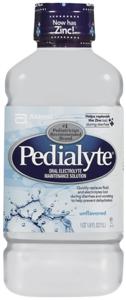 Pedialyte Electrolyte Solution, Unflavored (case of 8)