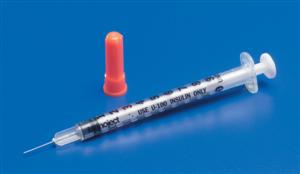 Monoject Insulin 1/2cc Syringes U100, 28g x 1/2"